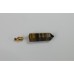 Pendentif et flacon de parfum ouvrable en oeil de tigre - (1 pce)